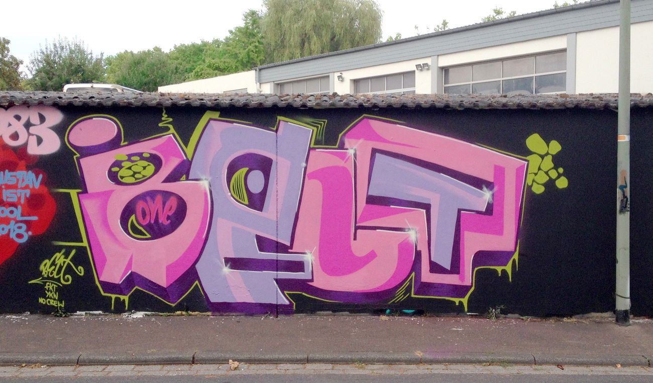 Graffiti Wall in Germany - Photo by Belt - belt, fkt, ykw (2018)