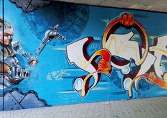 Graffiti Wall in Bochum - Photo by Belt - belt, fkt, ykw (2018)