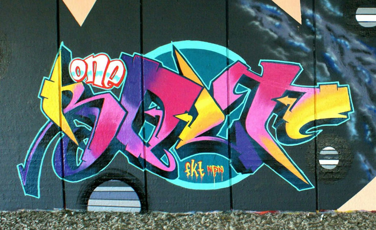 Graffiti Wall in Wuppertal - Photo by Belt - belt, fkt, npn (2019)