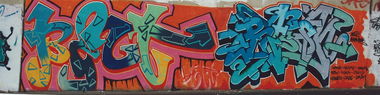 Graffiti Wall in Würzburg - Photo by Belt - fkt, belt, resh (1994)