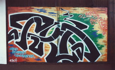 Graffiti Wall in Würzburg - Photo by Belt - fkt, belt, wuerzburg (1994)