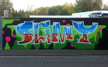 Graffiti Wall in Limburg - Photo by Belt - shitcrew, slimy, limburg (2017)