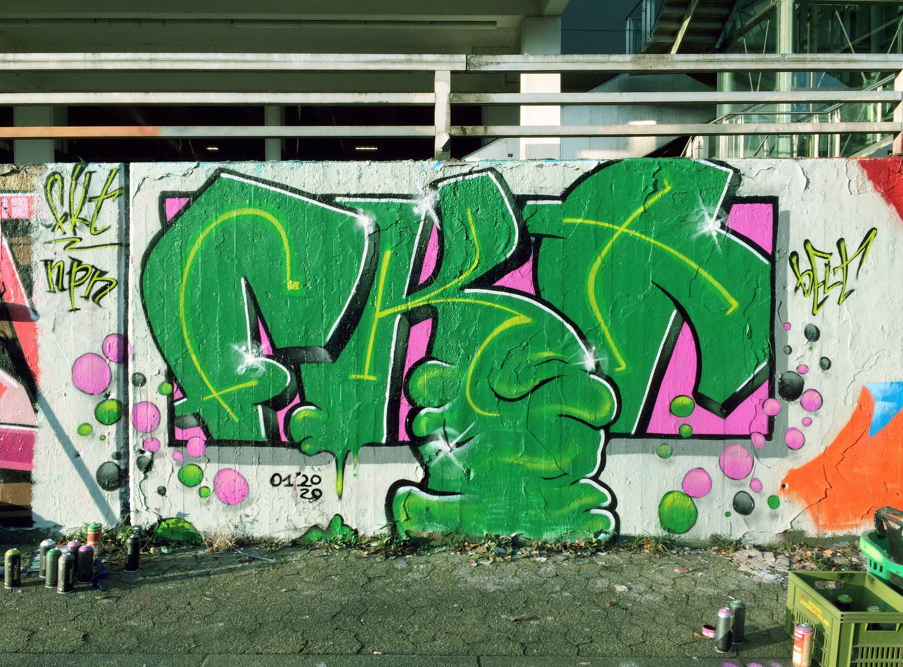 Graffiti Wall in Bochum - Photo by Belt - belt, fkt, npn (2020)