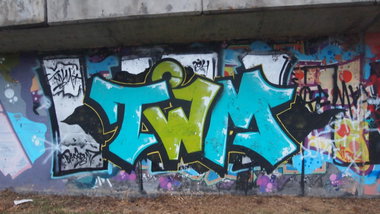 Graffiti Wall - Photo by BemWalls - bemowo, lotnisko