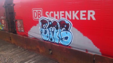 Graffiti Train - Photo by Benderbaumeister - 3mg, lotus, köln