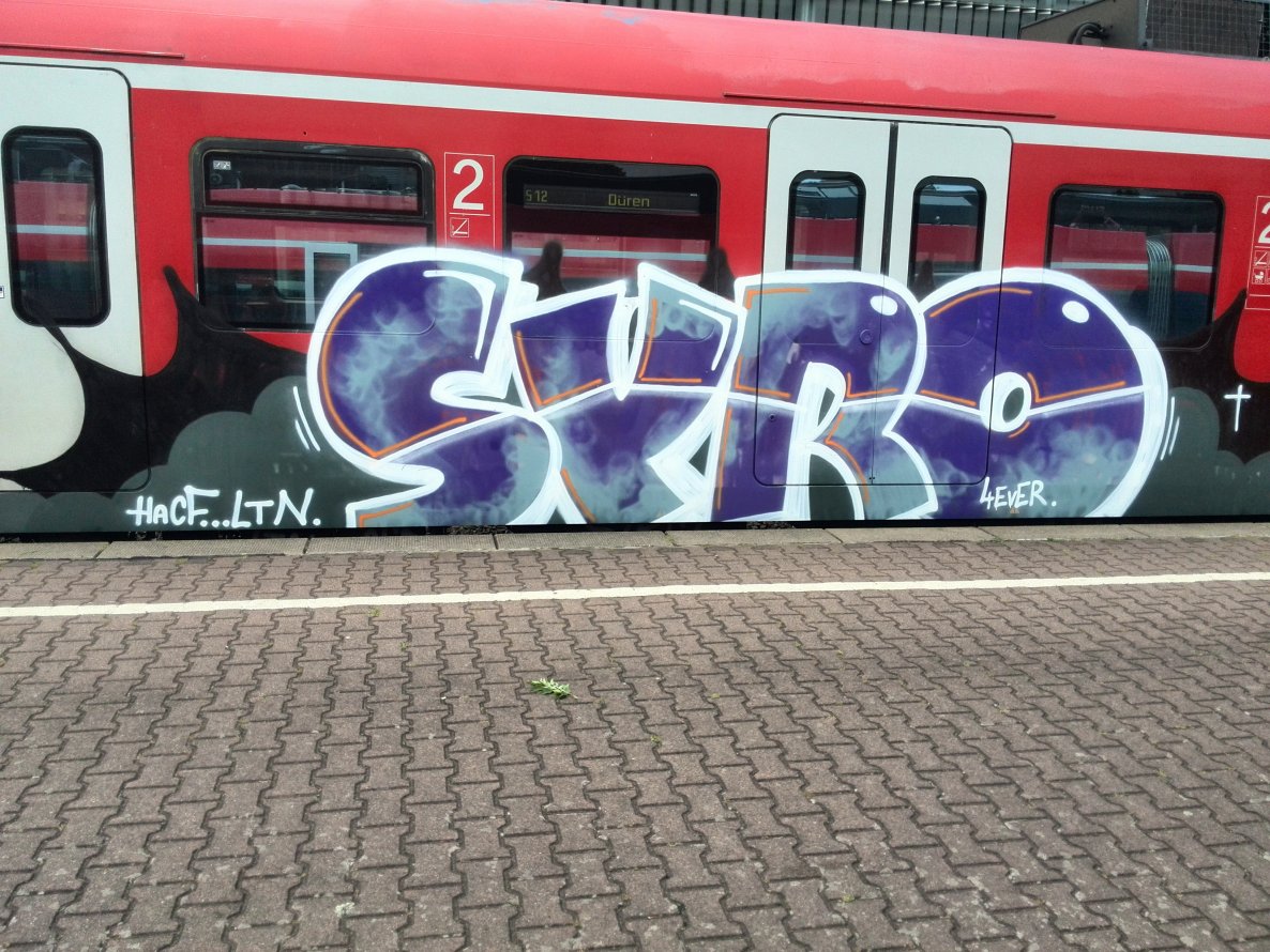 Graffiti Train - Photo by Benderbaumeister - rip, syro, hacf