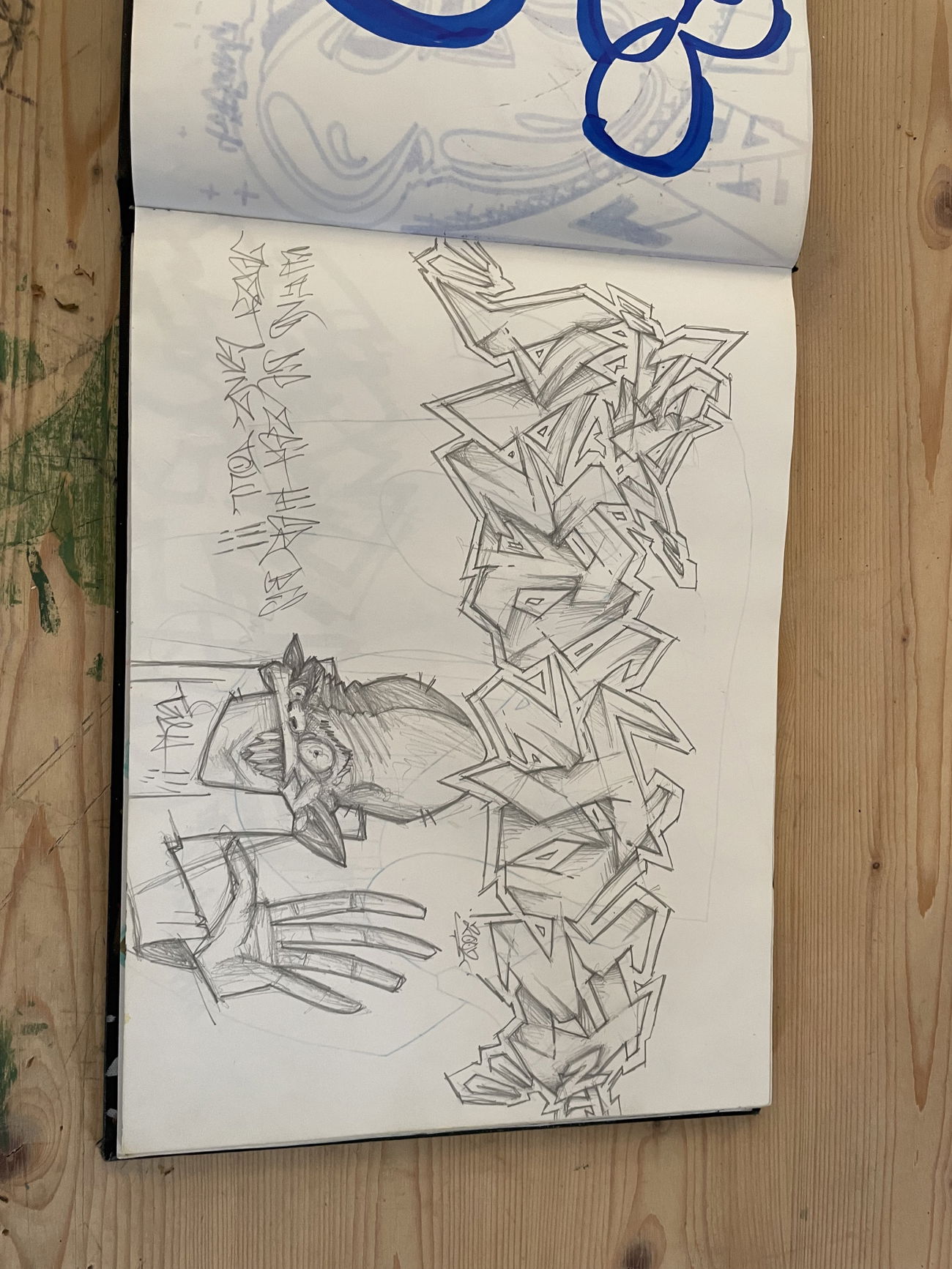 Graffiti Sketch - Photo by Benlexa007 - Praktikant, Kassel