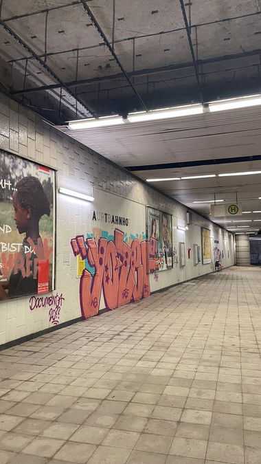 Graffiti Bombing - Photo by Benlexa007 - Kassel, Yozef, Ubahn