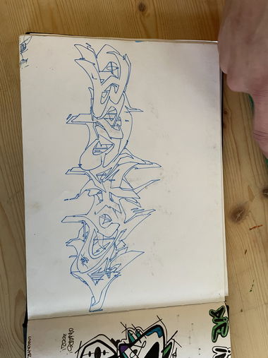 Graffiti Sketch - Photo by Benlexa007 - Kassel