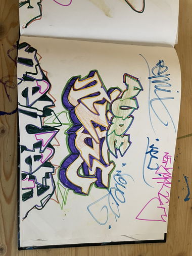 Graffiti Sketch - Photo by Benlexa007 - Kassel