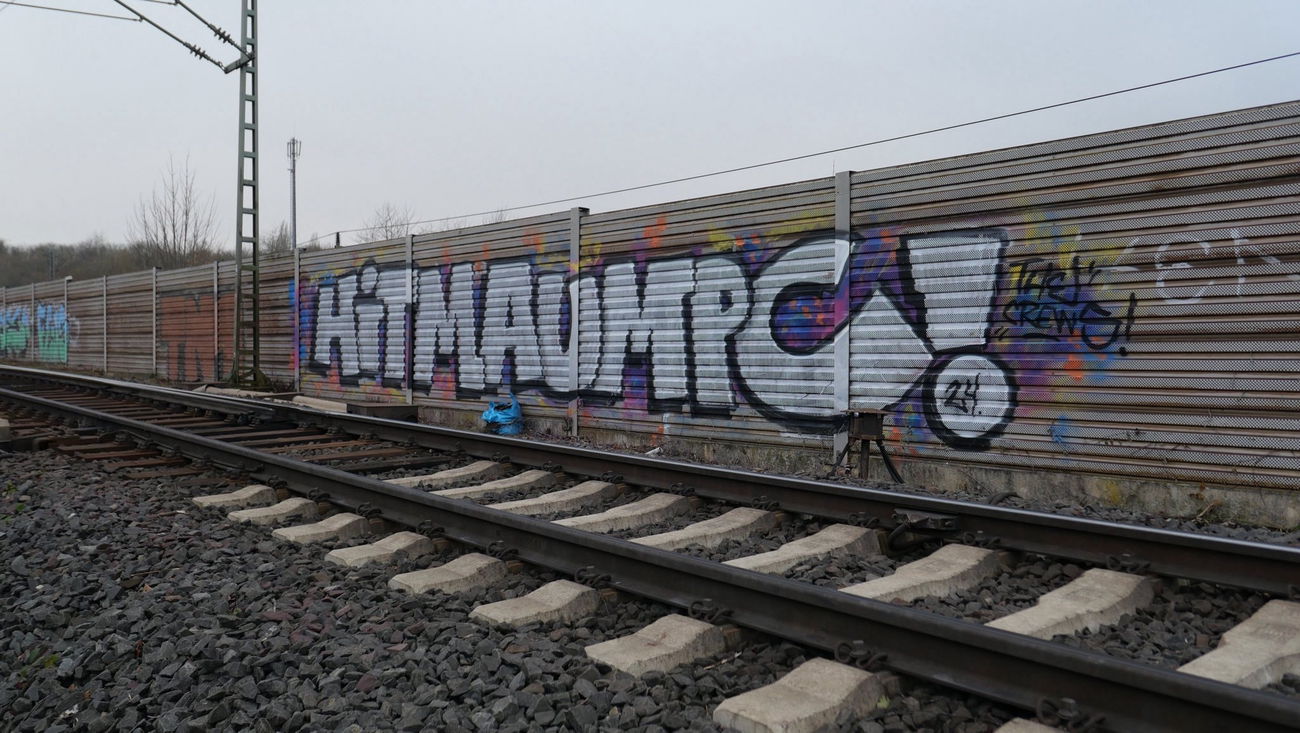 Graffiti Bombing - Photo by Benlexa007 - HitMAumPc, Kassel, Line (2025)