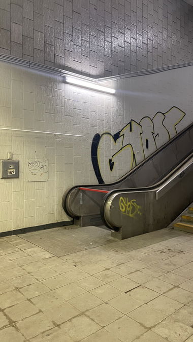 Graffiti Bombing - Photo by Benlexa007 - Kassel, Ghost, Ubahn