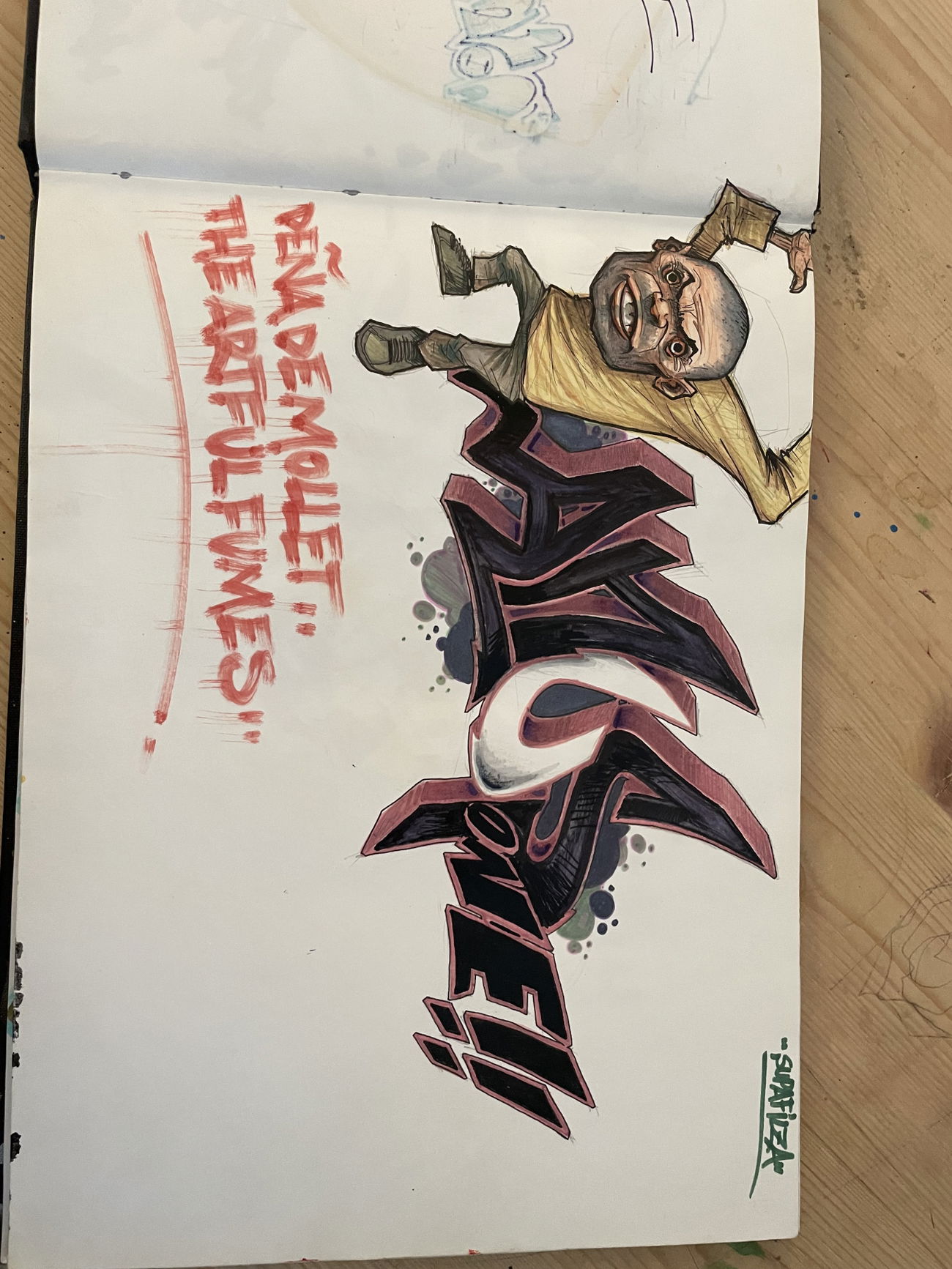 Graffiti Sketch - Photo by Benlexa007 - Kassel, Anusone