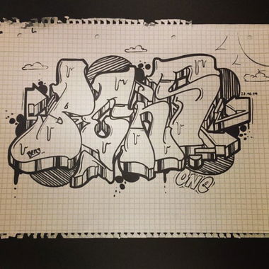 Graffiti Sketch - Photo by BensMint - bensmint, bens, sketch (2014)