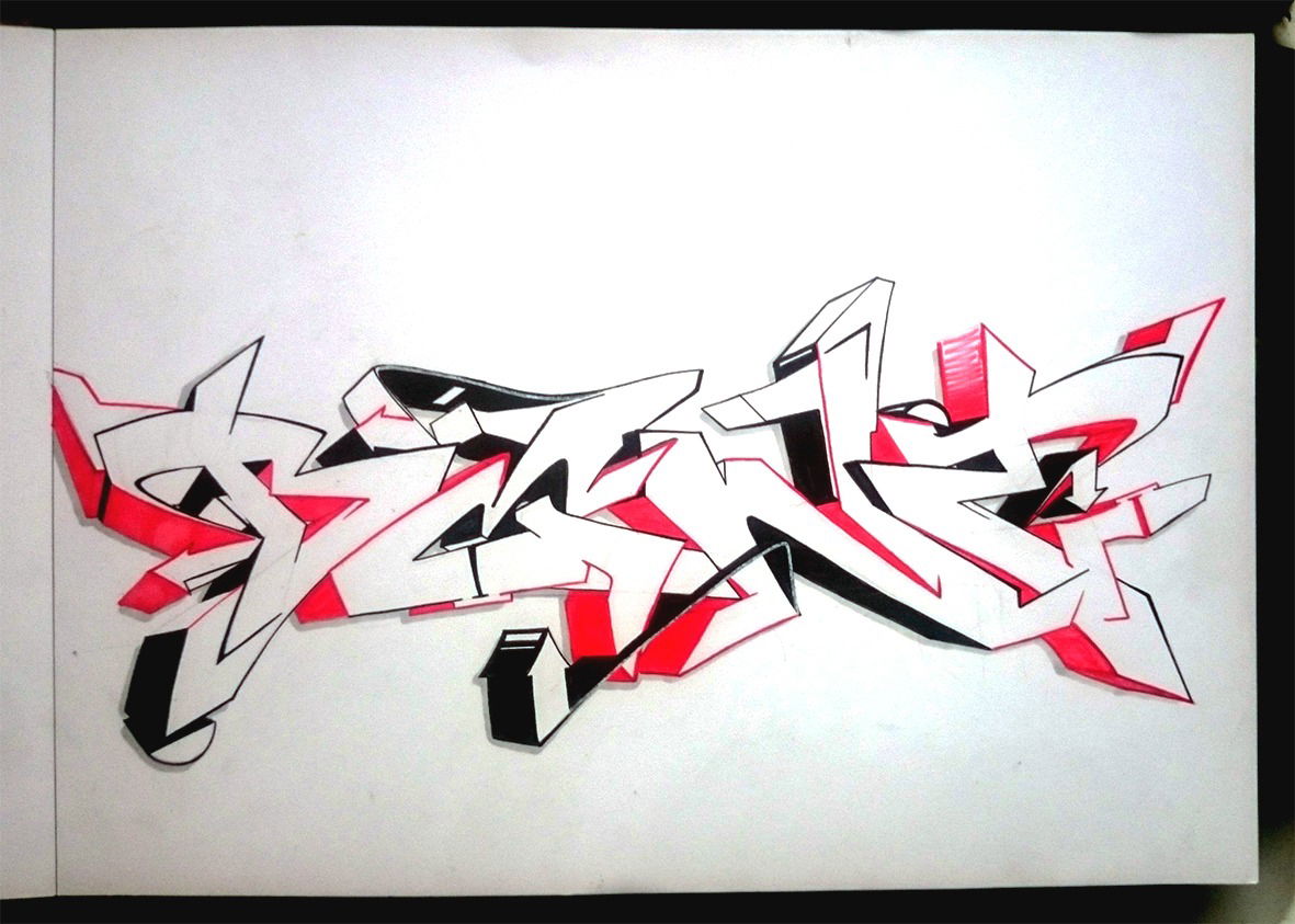 Graffiti Sketch - Photo by Benzen26 - Benz (2015)