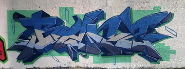 Graffiti Wall in Landkreis Potsdam-Mittelmark - Photo by Benzen26 - Benz, SKR (2015)