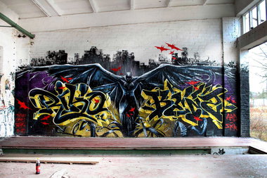 Graffiti Wall in Deutschland - Photo by Benzen26 - Riko, Smus, Benz (2015)