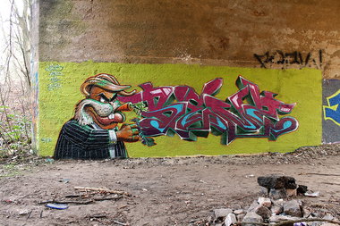 Graffiti Wall in Deutschland - Photo by Benzen26 - Smus, Benz (2016)