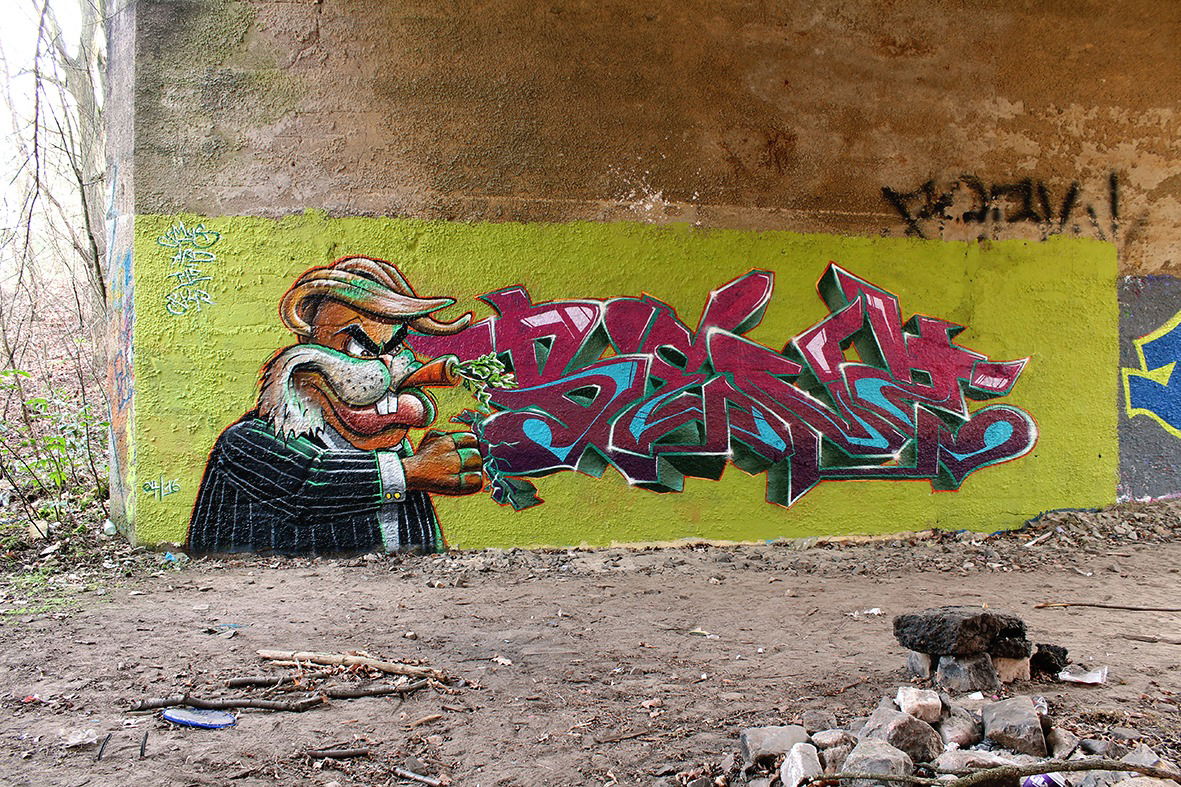 Graffiti Wall in Deutschland - Photo by Benzen26 - Smus, Benz (2016)