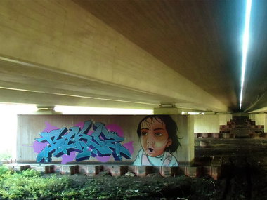 Graffiti Wall in Stahnsdorf - Photo by Benzen26 - Benz (2016)