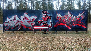 Graffiti Wall in Deutschland - Photo by Benzen26 - Benz, Rikoe, Dre (2015)