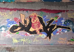 Graffiti Wall - Photo by BerryRains34 - Ilok, mnd, grafitti (2022)