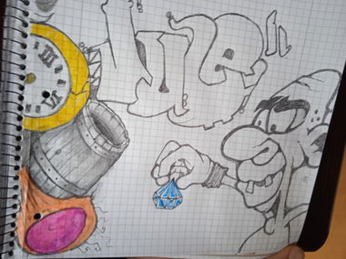 Graffiti Sketch - Photo by BerryRains34 - Mnd, Skizonestar, sketch (2021)