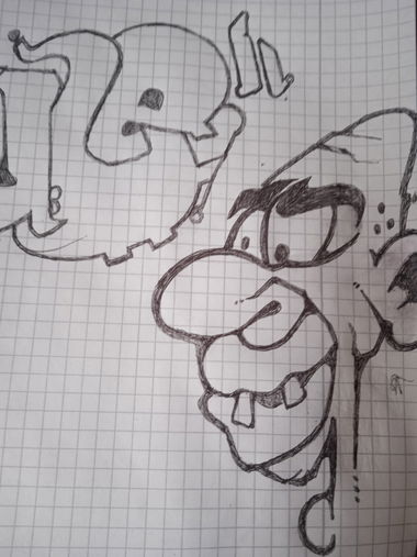 Graffiti Sketch - Photo by BerryRains34 - Mnd, Skizonestar, sketch (2021)