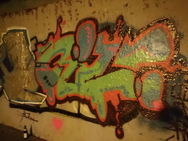 Graffiti Wall - Photo by BerryRains34 - Oil, unityJam, ArtFront