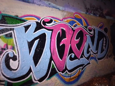 Graffiti Wall - Photo by BerryRains34 - BOOM, Letters, bombing (2021)