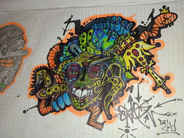 Graffiti Sketch - Photo by BerryRains34 - Mnd, Skizonestar, sketches (2021)