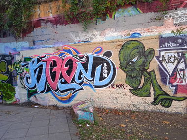 Graffiti Wall - Photo by BerryRains34 - Mnd, Nerone, Boom (2021)