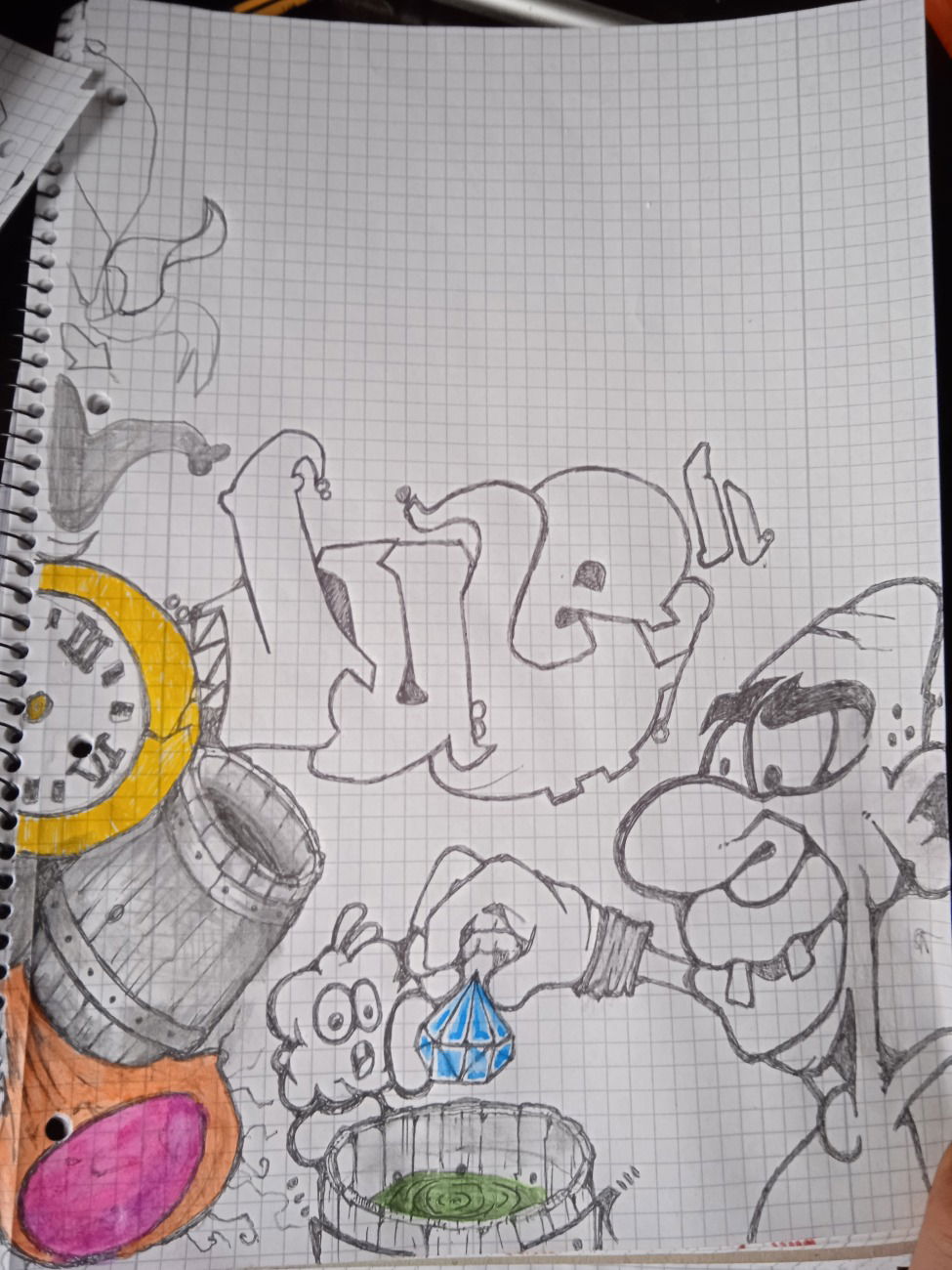 Graffiti Sketch - Photo by BerryRains34 - Mnd, Skizonestar, sketch (2021)