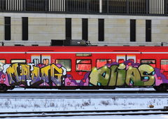 Graffiti Train in Hannover - Photo by BertosBlog - Madog, Alias (2014)