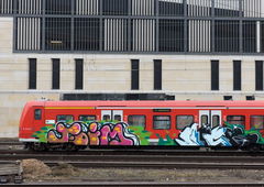 Graffiti Train in Hannover - Photo by BertosBlog - Foim, Niek (2015)