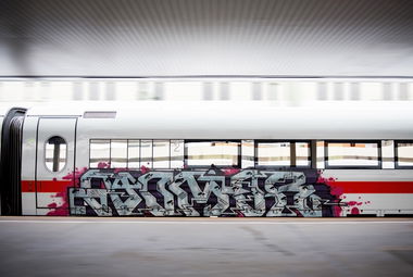 Graffiti Train in Hannover - Photo by BertosBlog - Nomor, 180 (2015)