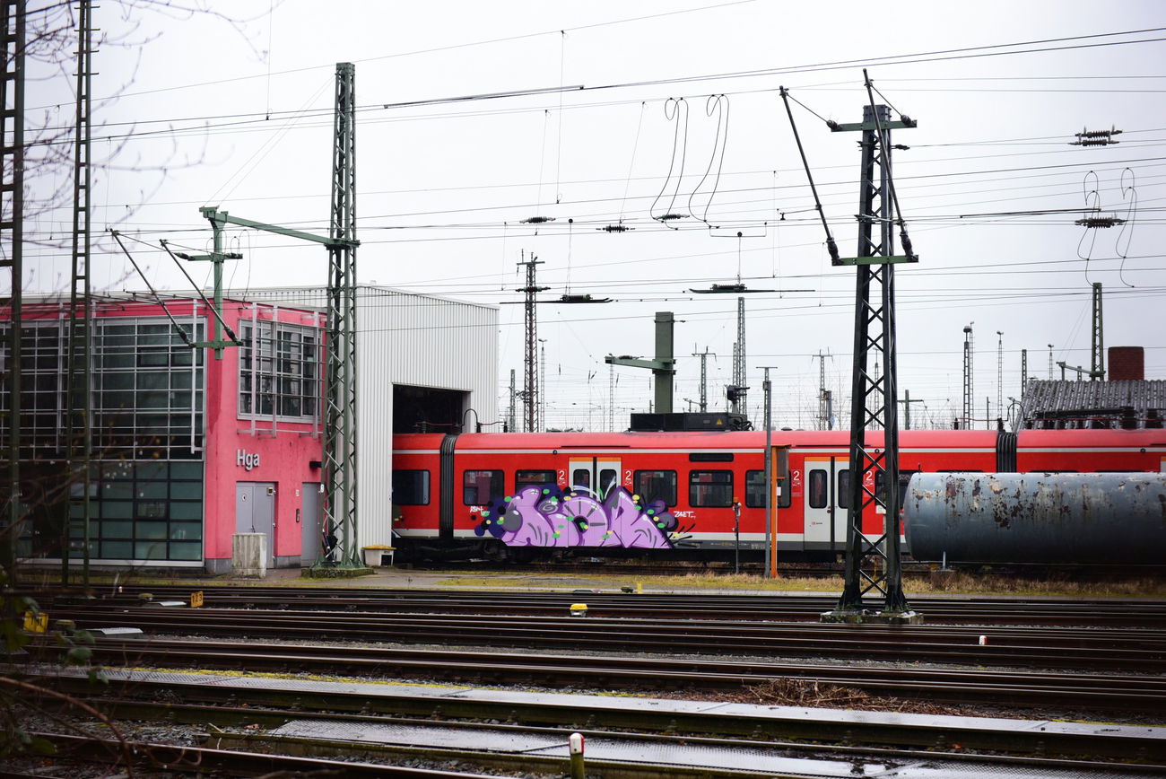 Graffiti Train in Hannover - Photo by BertosBlog - Kior, RBH (2016)