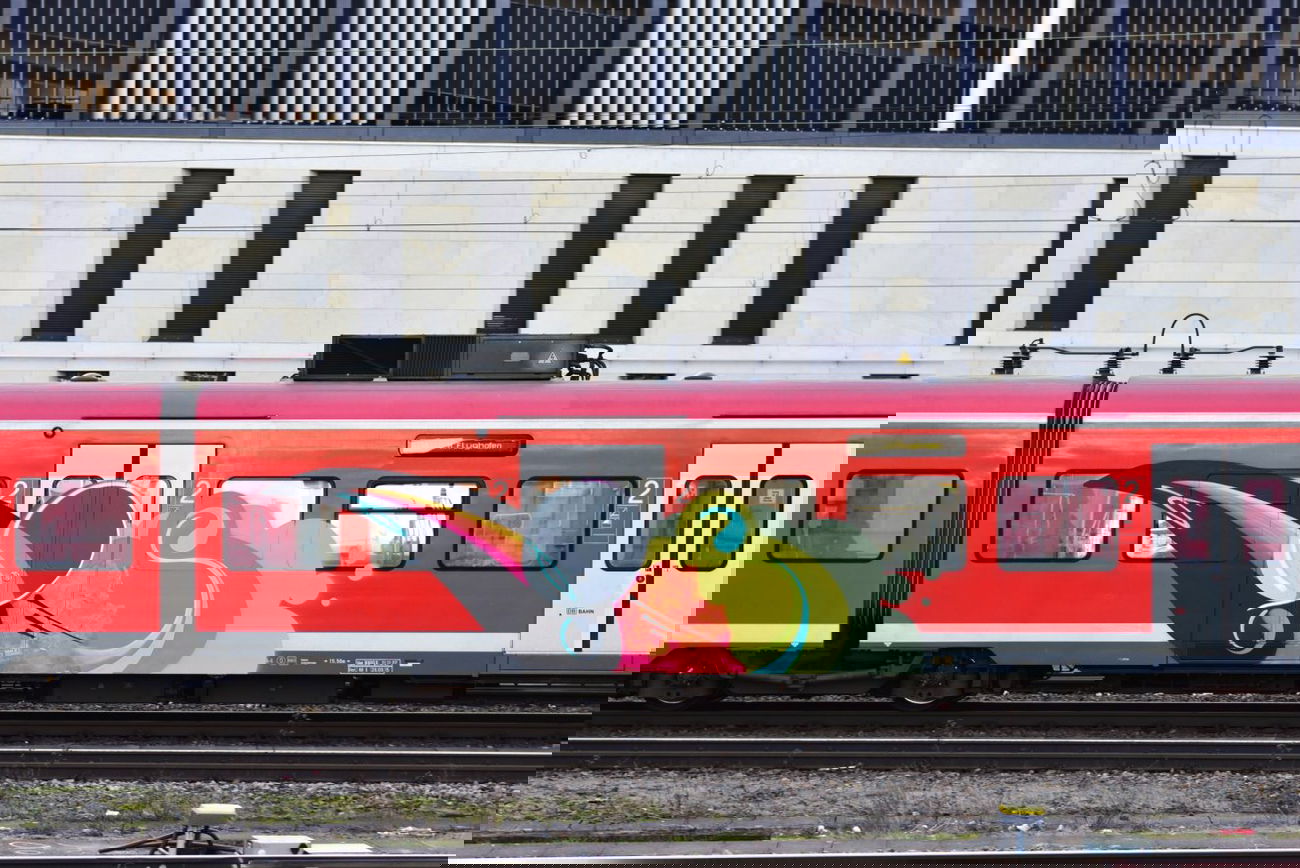 Graffiti Train in Hannover - Photo by BertosBlog - Moses (2014)
