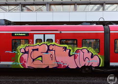Graffiti Train in HANNOVER - Photo by BertosBlog - Boy94, TCS (2015)