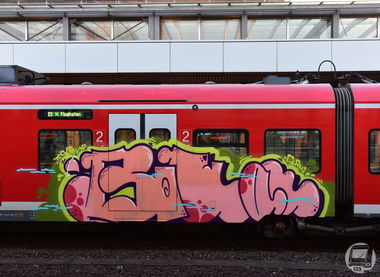 Graffiti Train in HANNOVER - Photo by BertosBlog - Boy94, TCS (2015)