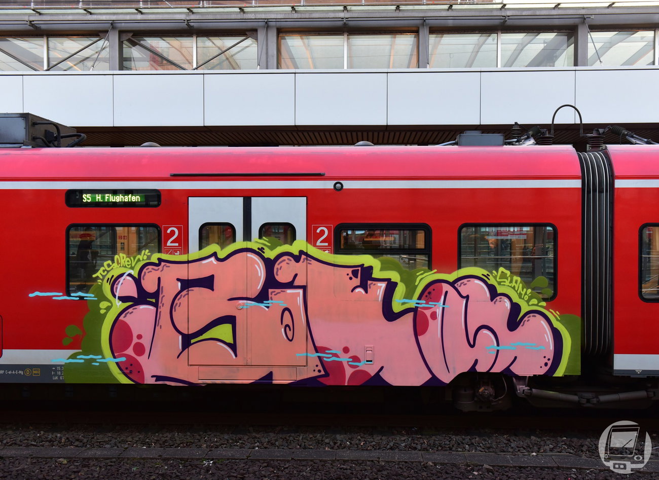 Graffiti Train in HANNOVER - Photo by BertosBlog - Boy94, TCS (2015)