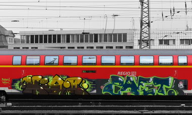 Graffiti Wall in Hannover - Photo by BertosBlog - RBH, Kior, Zaet