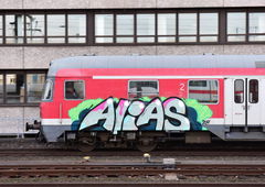Graffiti Train in Hannover - Photo by BertosBlog - Alias, Topsprayer (2014)