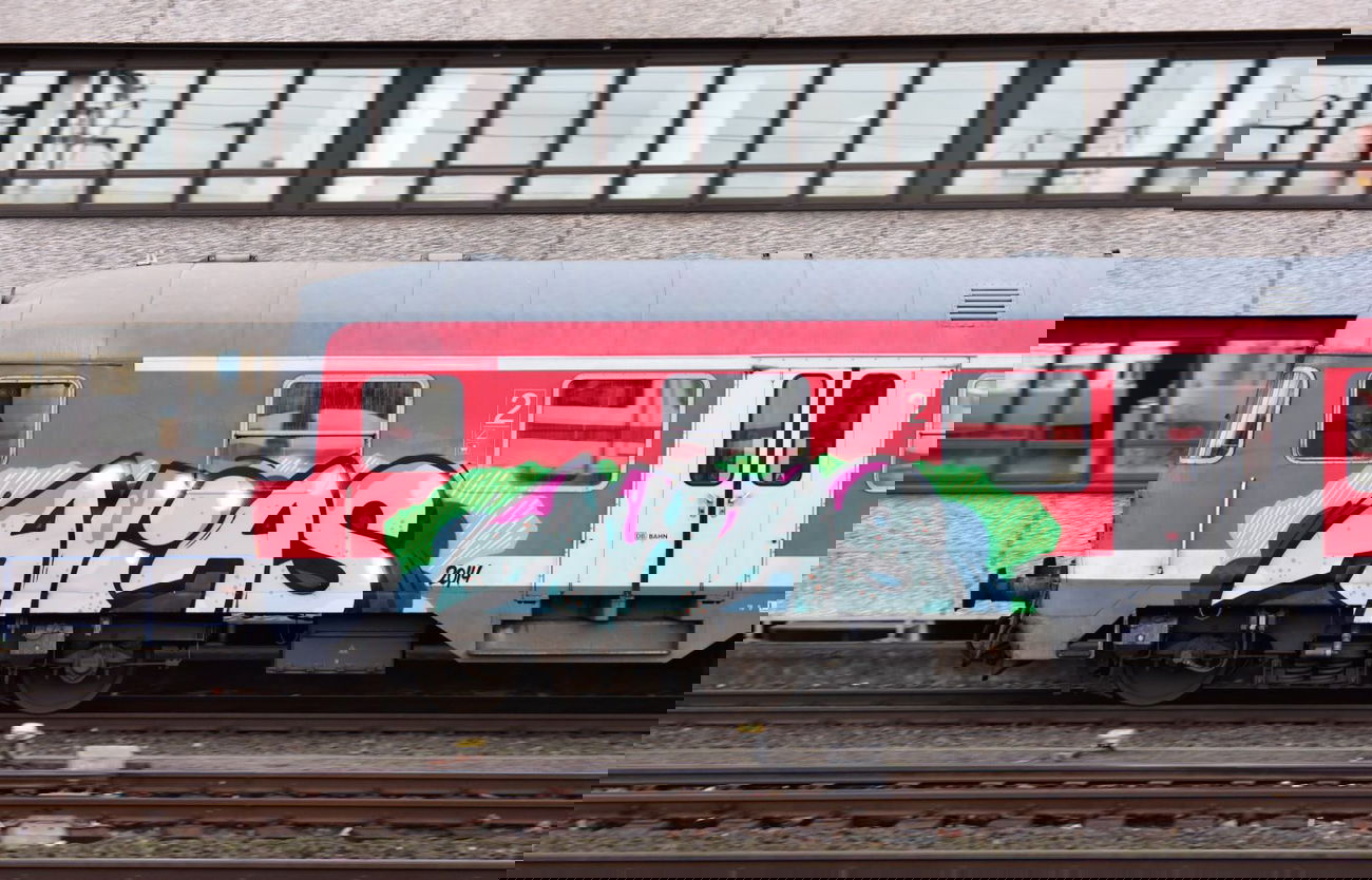 Graffiti Train in Hannover - Photo by BertosBlog - Alias, Topsprayer (2014)