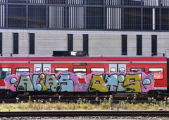 Graffiti Train in Hannover - Photo by BertosBlog - Alias, Topsprayer, Otis (2014)
