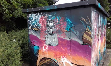 Graffiti Wall in Belgium - Photo by Beru (2016)