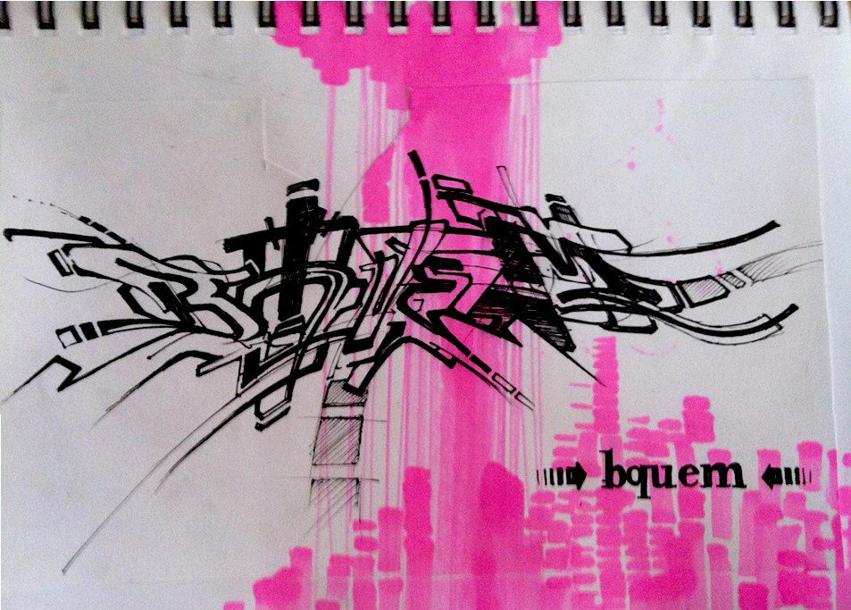 Graffiti Sketch - Photo by BetchSkattle