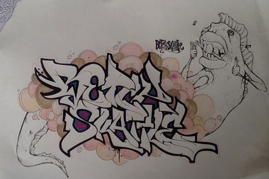 Graffiti Wall - Photo by BetchSkattle - B.s., Team