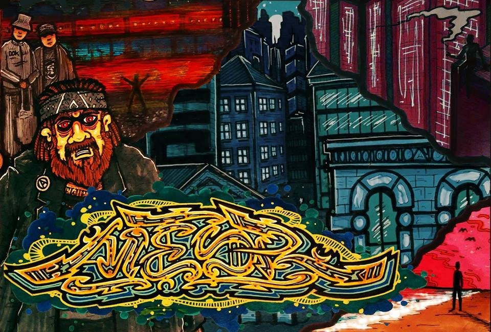 Graffiti Sketch - Photo by BetchSkattle - Mesr, Arezd, one