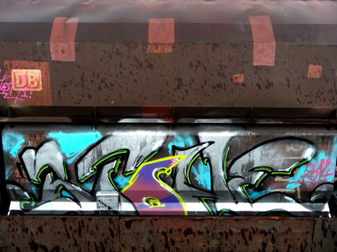 Graffiti Train - Photo by Betonierer